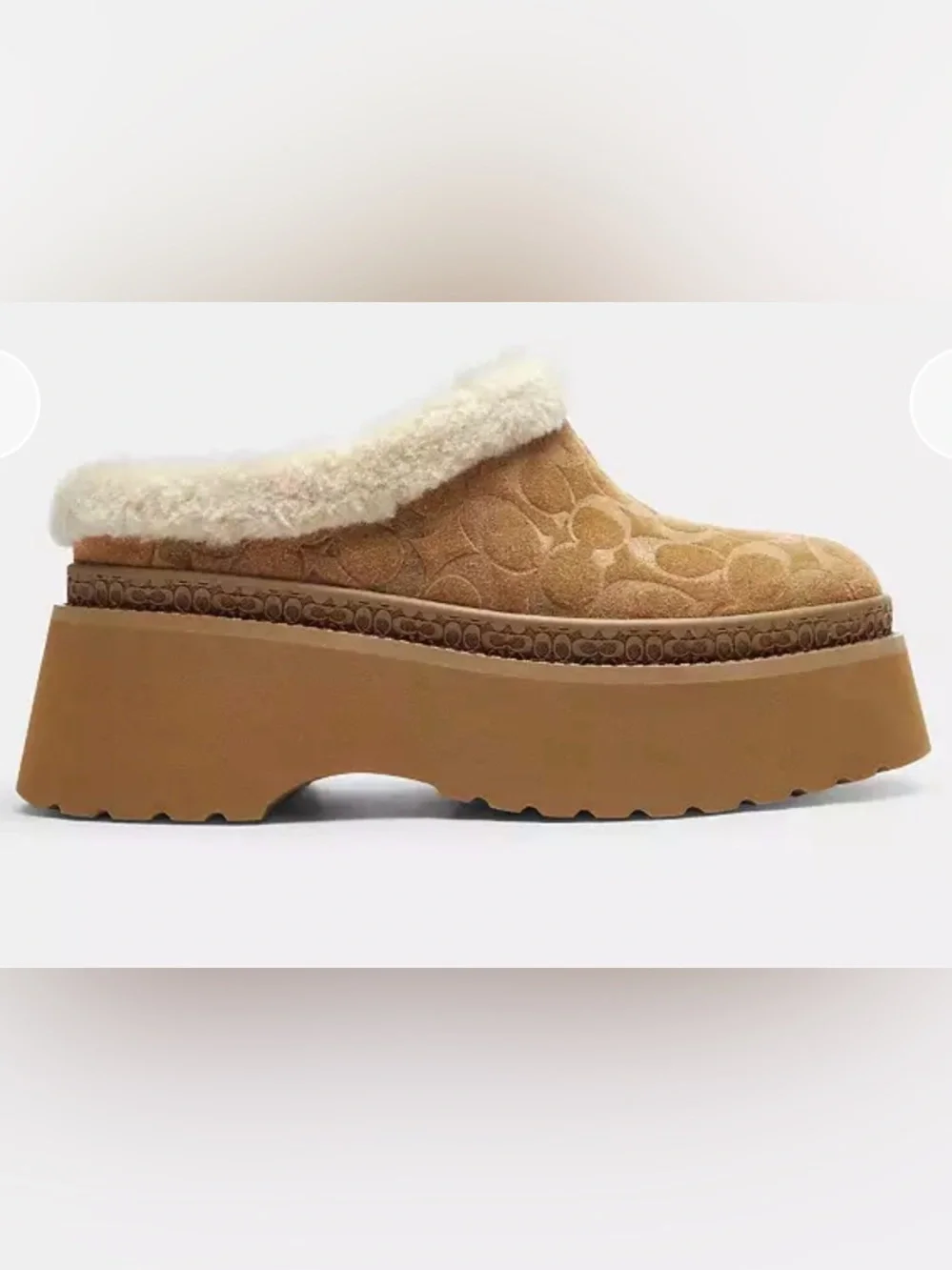 Coach Outlet Cecelia Clog In Signature Suede